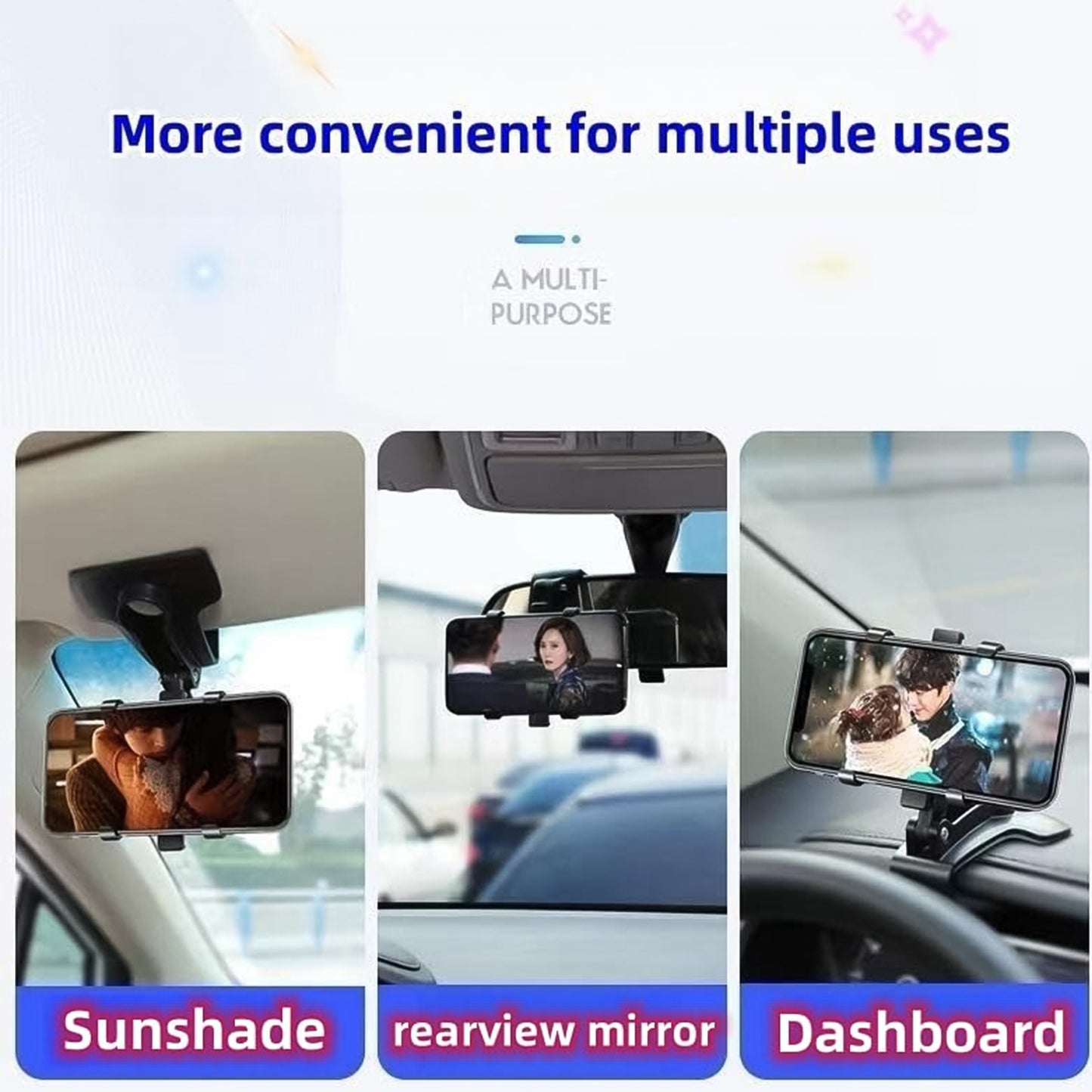 Universal Car Dashboard  Desk Mobile Phone Holder