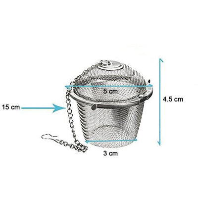 2744 Ss Easy Tea Filter Used For Filtering Tea Purposes While Making It In All Kinds Of Official And Household Kitchen Places Etc. - second image