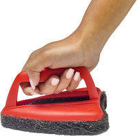 Bathroom Brush With Abrasive Scrubber For Superior Tile Cleaning - LootFaat