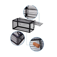 Foldable Mouse Trap Squirrel Trap Small Live Animal Trap Mouse Voles Hamsters Live Cage Rat Mouse Cage Trap For Mice Easy To Catch And Release - LootFaat