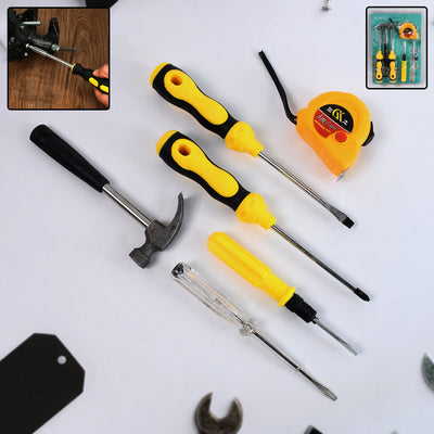 6-in-1 Home Repair Tool Kit - Screwdriver Set with Storage Case
