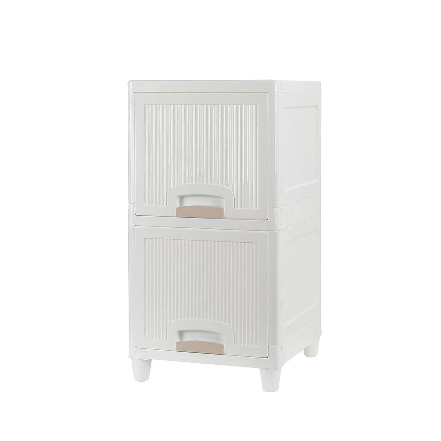 Multipurpose Storage Cabinet Storage Solutions Plastic Drawers  Multi Layer Wardrobe Storage Drawers  Foldable Multipurpose Drawer Units For Kitchen Bathroom Bedroom Cloth (2 Layer) - LootFaat