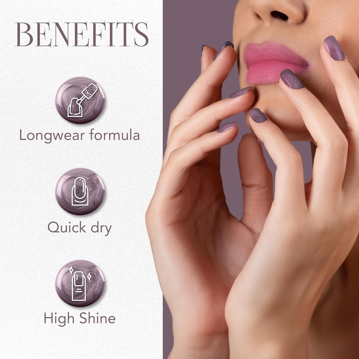 Og Beauty Premium Rose Chrome Metallica Nail Polish (1 Pc  10 Ml)