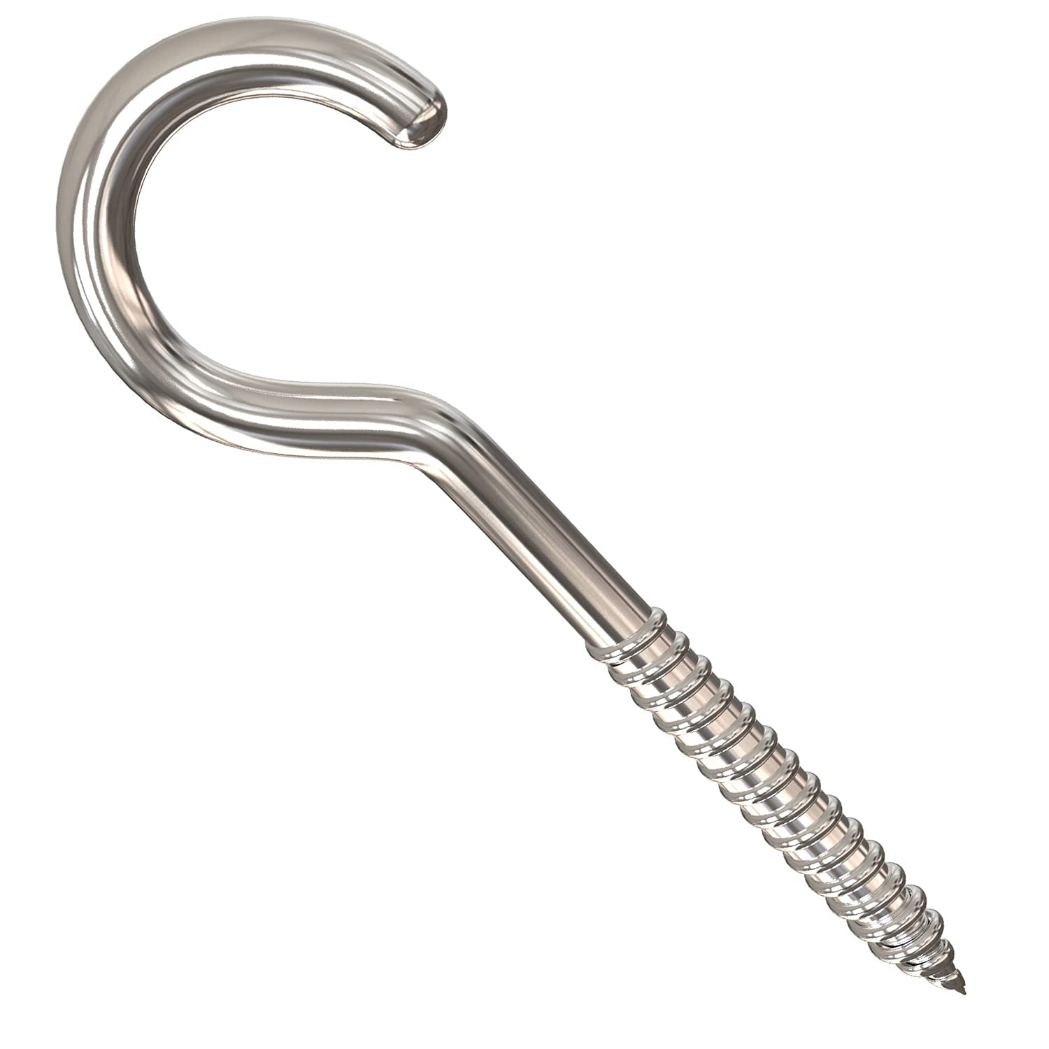 Eye Hooks Screw In Heavy Duty Stainless Steel Eye Bolts Screw (7 Pc Set) - LootFaat