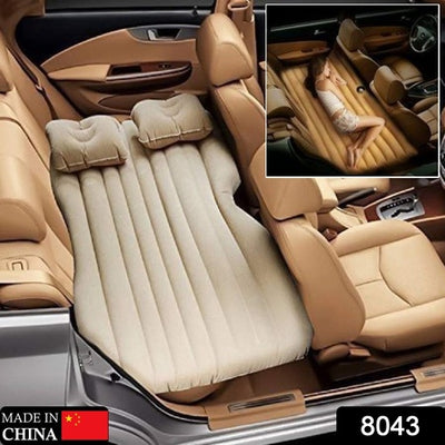 Car Inflatable Bed with Pillows & Air Pump - Travel Camping Mattress