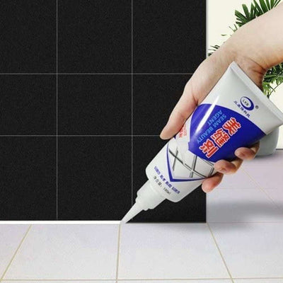 Waterproof Tile Gap  Crack  Grout Filler Water-resistant Silicone Sealant For Diy Home Sink Gaps  Tiles Gaps  Grouts Repair Filler Tube For Home Office Bathroom Toilets Kitchen (180 Ml)