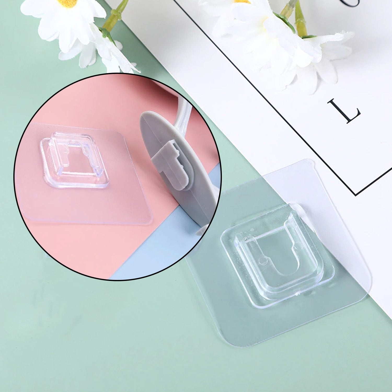 Self Adhesive Plastic Wall Hook For Home - LootFaat