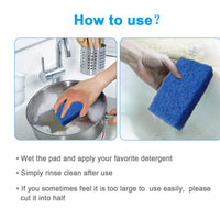 Kitchen Scrubber Pads For Utensilstiles Cleaning (Pack Of 4) - LootFaat