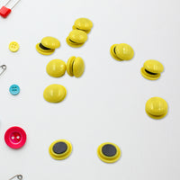 White Board Magnetic Particle Circle 2cm Color Magnetic Nail Household Teaching Magnet Strong Plastic Magnetic Buckle (Pack Of 200pc) - LootFaat
