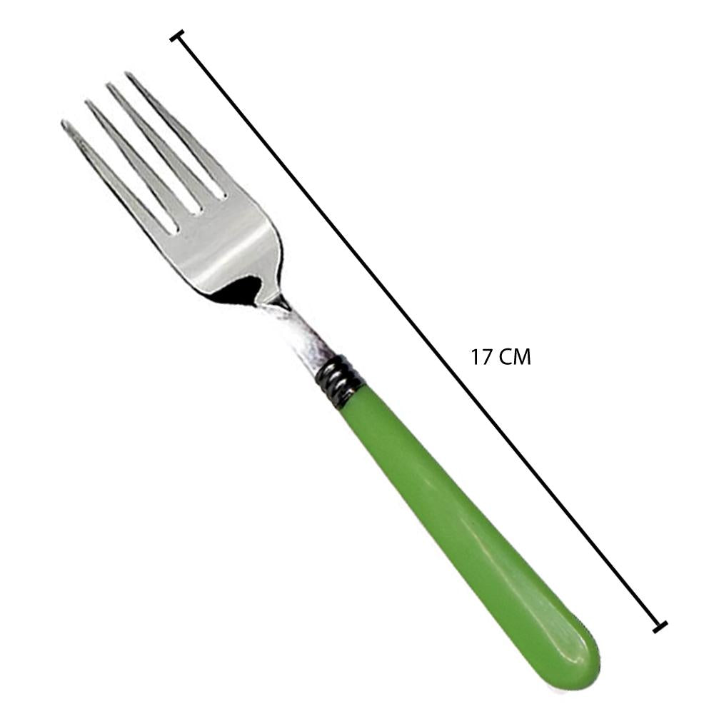 Stainless Steel Forks With Comfortable Grip Dining Fork Set Of 6 Pcs - LootFaat