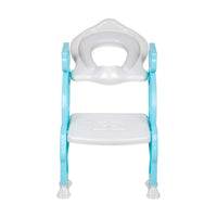 2 In 1 Potty Training Toilet Seat With Step Stool Ladder For Boy And Girl Baby Toddler Kid Childrens Toilet Training Seat Chair With Soft Padded Seat And Sturdy Non-slip Wide Step Make Potty Easier For Your Kids (Multi-color) - LootFaat