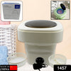 Folding Washing Machine Mini Portable Washing Machine Deep Cleaning Half Automatic Washt Mini Foldable Washing Machine Suitable For Socks Underwear Baby Clothes
