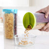 3 In 1 Transparent Air Tight Storage Dispenser Container (With Color Box)