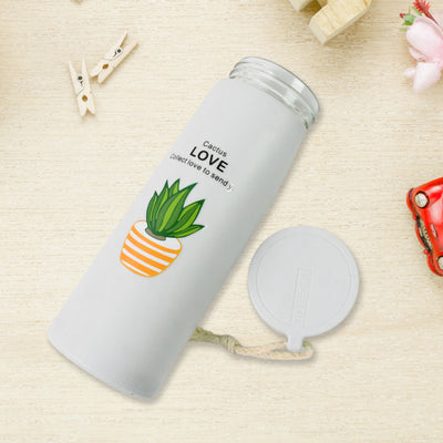 Outdoor Sport Glass Water Bottle Leakproof (450 Ml) - second image