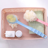 2in1 Bath Brush With Long Handle - LootFaat