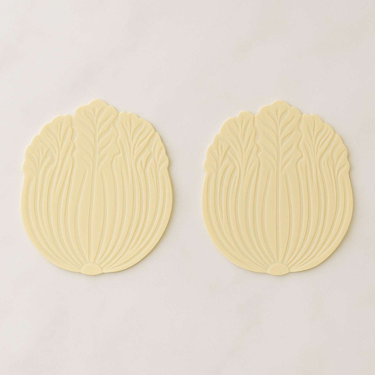 Silicone Leaf Design Coaster Set (2 Pc)