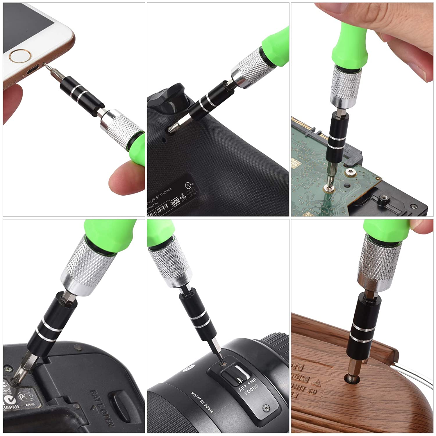 32 In 1 Mini Screwdriver Bits Set With Magnetic Flexible Extension Rod - LootFaat