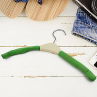 Solid Sponge Hanger Non-slip Hanger Home No Trace Clothes Hanging Pants Clip Clothing Store Hangersclothes Hanger For Closet Wedding Dress Women Men Children Clothing (1 Pc  Mix Color) - LootFaat