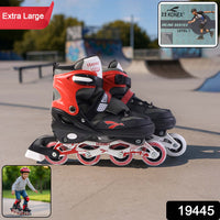 Professional Adjustable Inline Skates For Kids And Adults (Xl  1 Pair)