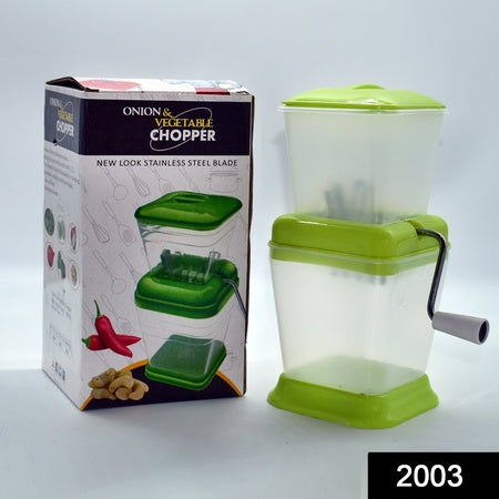 Small Onion Chopper  Vegetable Chopper Quick Cutter With Rotating Blade - LootFaat