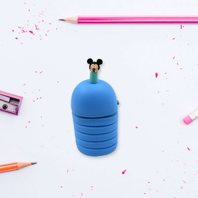 Pencil Case Is Made Of Silicone Telescopic Pen Holder With Zipper Closure And Large Capacity Office Home School School-pink Boys For Girls Secondary School Clear Pencil Case - second image