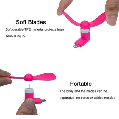 Mini Mobile Phone Cooling Fan - (1 Pc) - second image