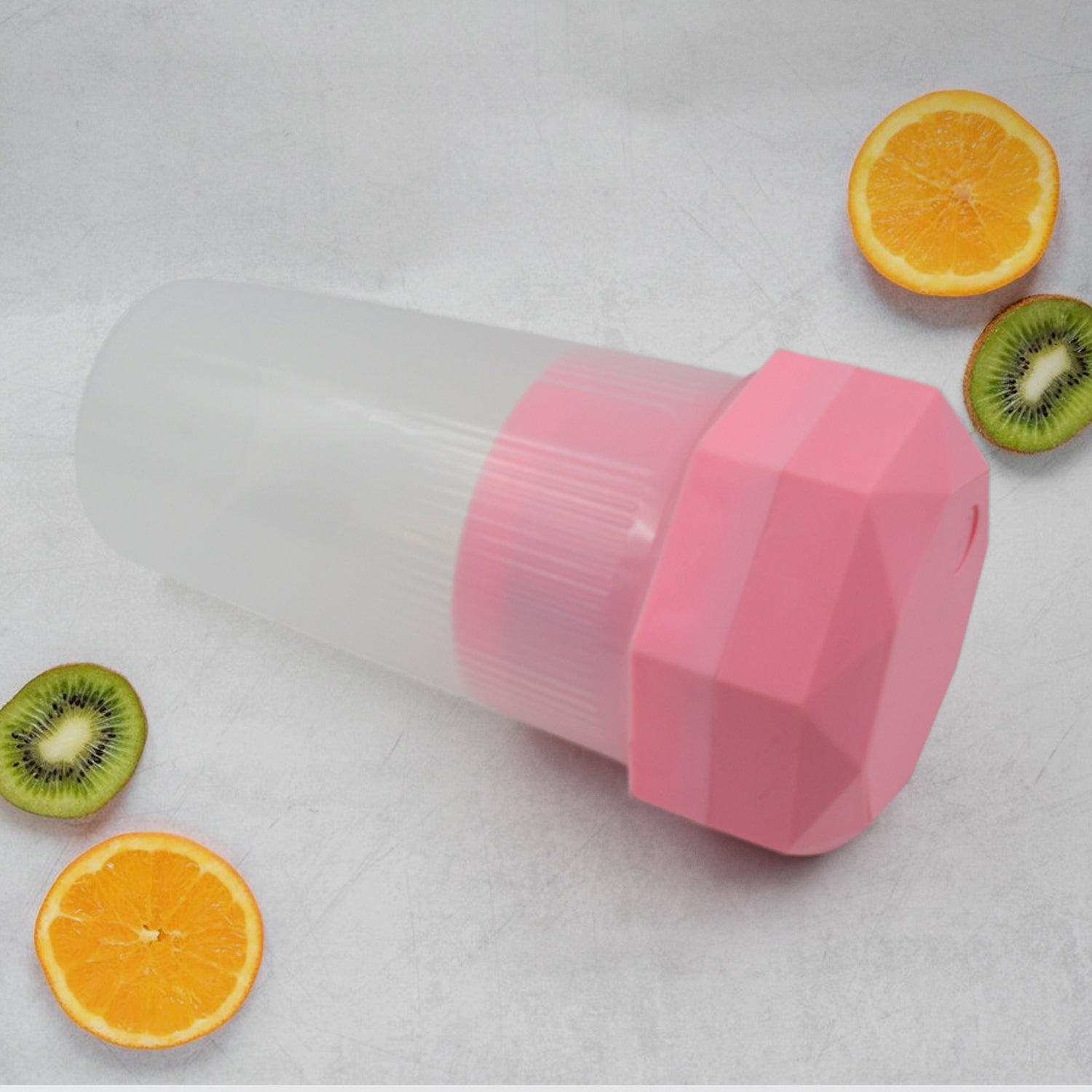 Portable Multifunctional Electric Juicer Cup Usb Juice Maker 6 Blade (350 Ml) - LootFaat