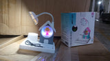 Cute Lovely Cartoon & Home Design With Plastic Base LED Desk Light, Multi Color Changes (1 Pc)