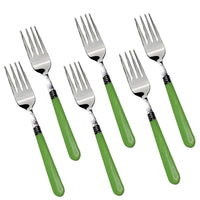 Stainless Steel Forks With Comfortable Grip Dining Fork Set Of 6 Pcs - LootFaat