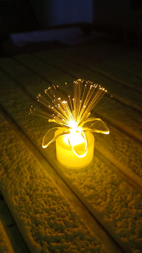 Pack of 12 Mini Fiber Optic LED Table Centerpieces for Diwali