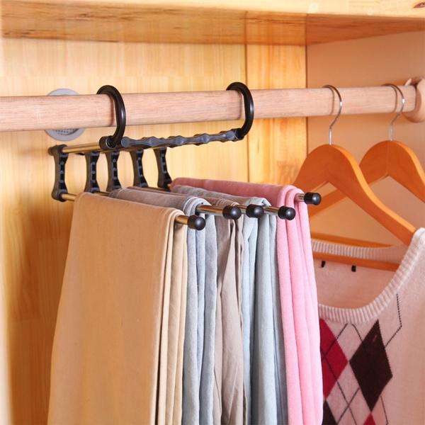 Adjustable Trouser Pants Hanger Organizer - LootFaat