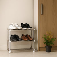 Supermom Stainless Steel Multipurpose Shoe  Storage Rack - (1 Pc)