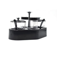 Ganesh Rendy Condiment Set For Kitchen Transparent Jar For Easy To Access Spice 1 Piece Spice Set  (Plastic) - LootFaat