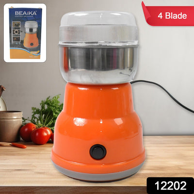 Multi Function Electric Small Food Grinder Grain Grinder (100-200w / 4 Blade / 1 Pc) - second image