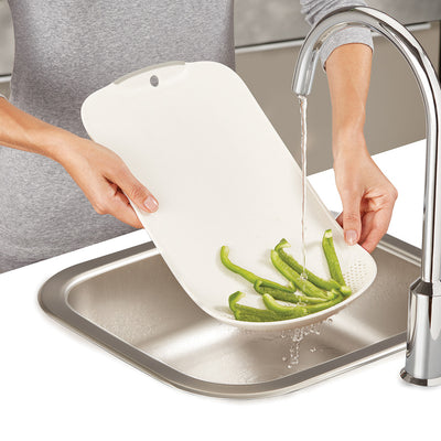 Chop  Drain Vegetables Fruits Chopping Board Sleek Knife - second image