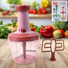 Apex  Quba Push Chopper With Stainless Steel Blades (1000ml)