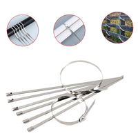 Stainless Steel Cable Tie  (4.6x100mm  10 Pcs Set) - LootFaat
