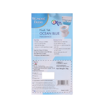 1325 Toilet Cleaner Flush Tab (Ocean Blue) - 50 Gram - second image