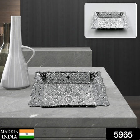 Decorative Mukhwas Serving Tray Serving Mukhwas Plate Fancy Candy Tray Dry Fruit Serving Tray - LootFaat