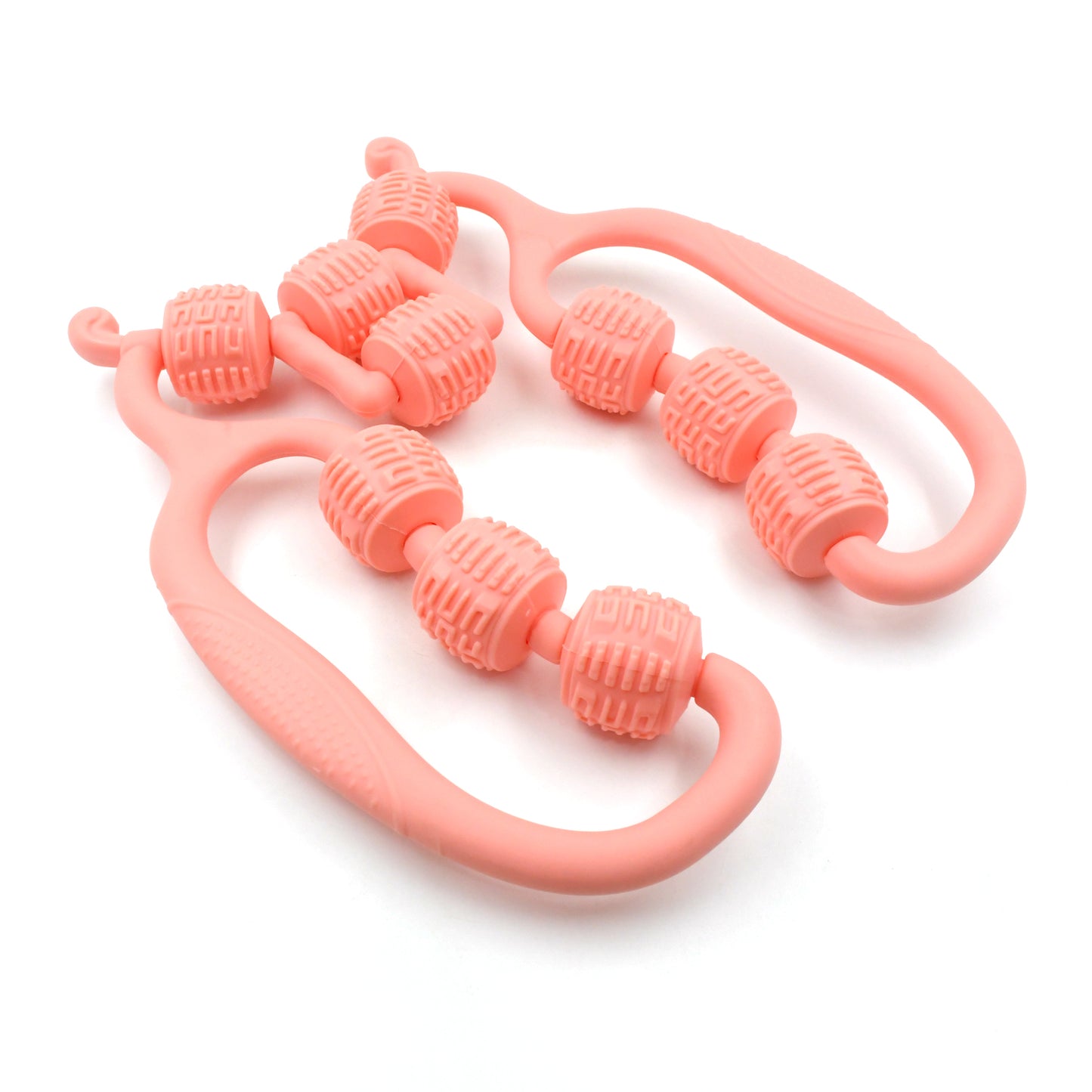 Muscle Massage Roller 10 Wheels Relieve Soreness Leg Muscle Roller Fitness Roller Muscle Relaxer Massage Roller Ring Clip All Round Massaging Uniform Force Elastic Pp Drop Shaped For Home Use (1 Pc) - LootFaat