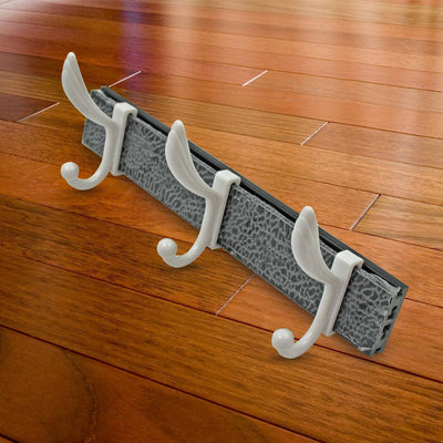 Cloth Hanger Wall Door Hooks Rail For Hanging Clothes For Hanging Hook Rack Rail Extra Long Coat Hanger Wall Mount For Clothes Jacket Hats 6 Hook - second image