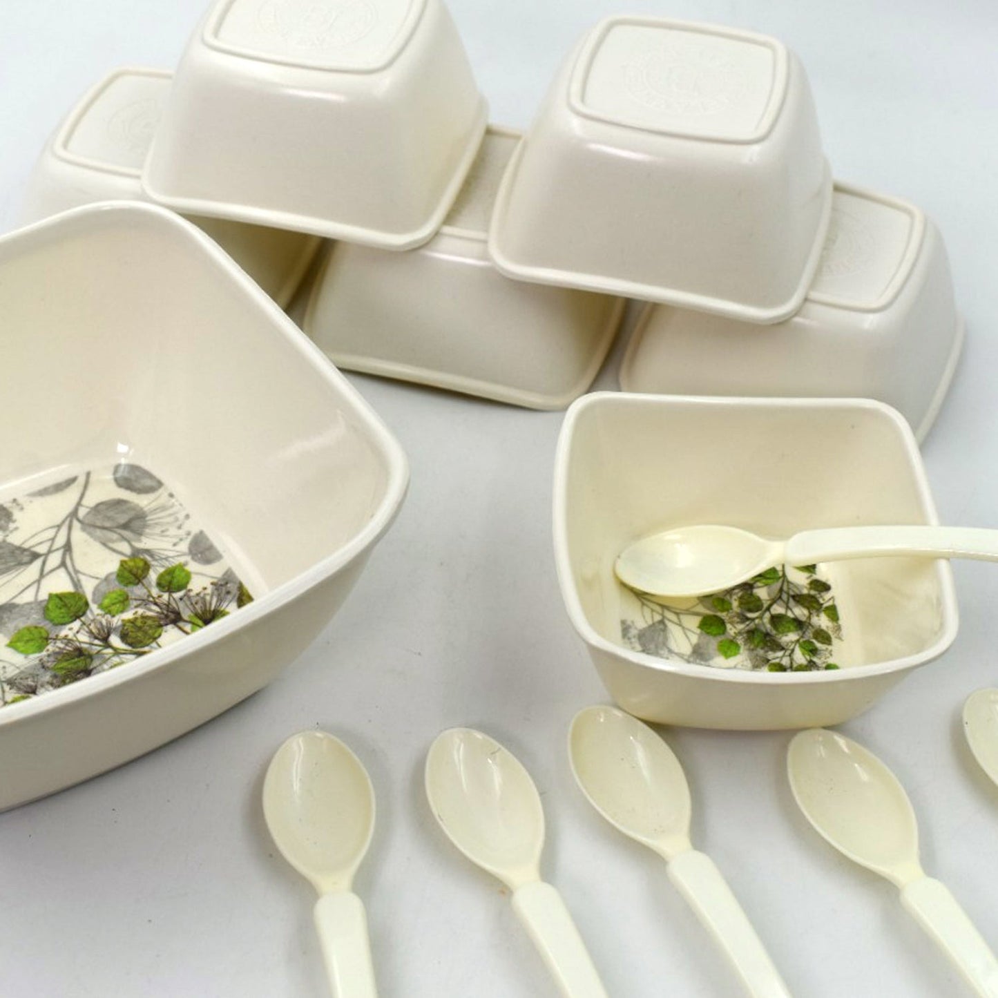 13 Pc Pudding Set Used As A Cutlery Set For Serving Food Purposes And Sweet Dishes And All In All Kinds Of Household And Official Places Etc. - LootFaat