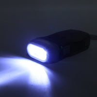 Hand Crank Flashlight - 3 LED Dynamo Torch, Battery-Free Emergency Light