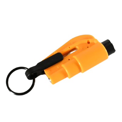 8761 2 In 1 Emergency Safety Cutter With Key Chain Small Portable Handy Emergency Safely Glass Breaking  Seat Belt Cutting Keychain Tool - second image