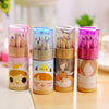 12 Color Pencils Set with Sharpener - Mini Kawaii Drawing Pencils for Kids