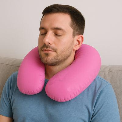 Ergonomic U-Shape Travel Neck Pillow - Soft Cervical Support