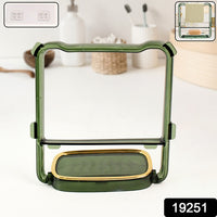 2-in-1 Self-adhesive Towel Hanger  Soap Holder Stand (1 Pc)