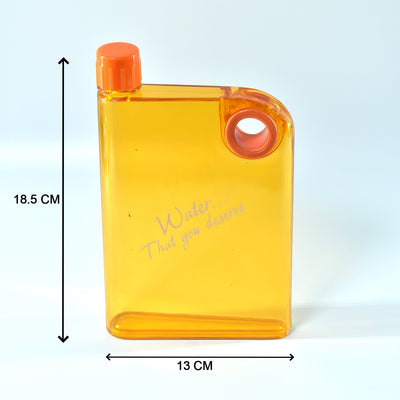 Notebook Style Slim Water Bottle (380 Ml Multicolor) - second image