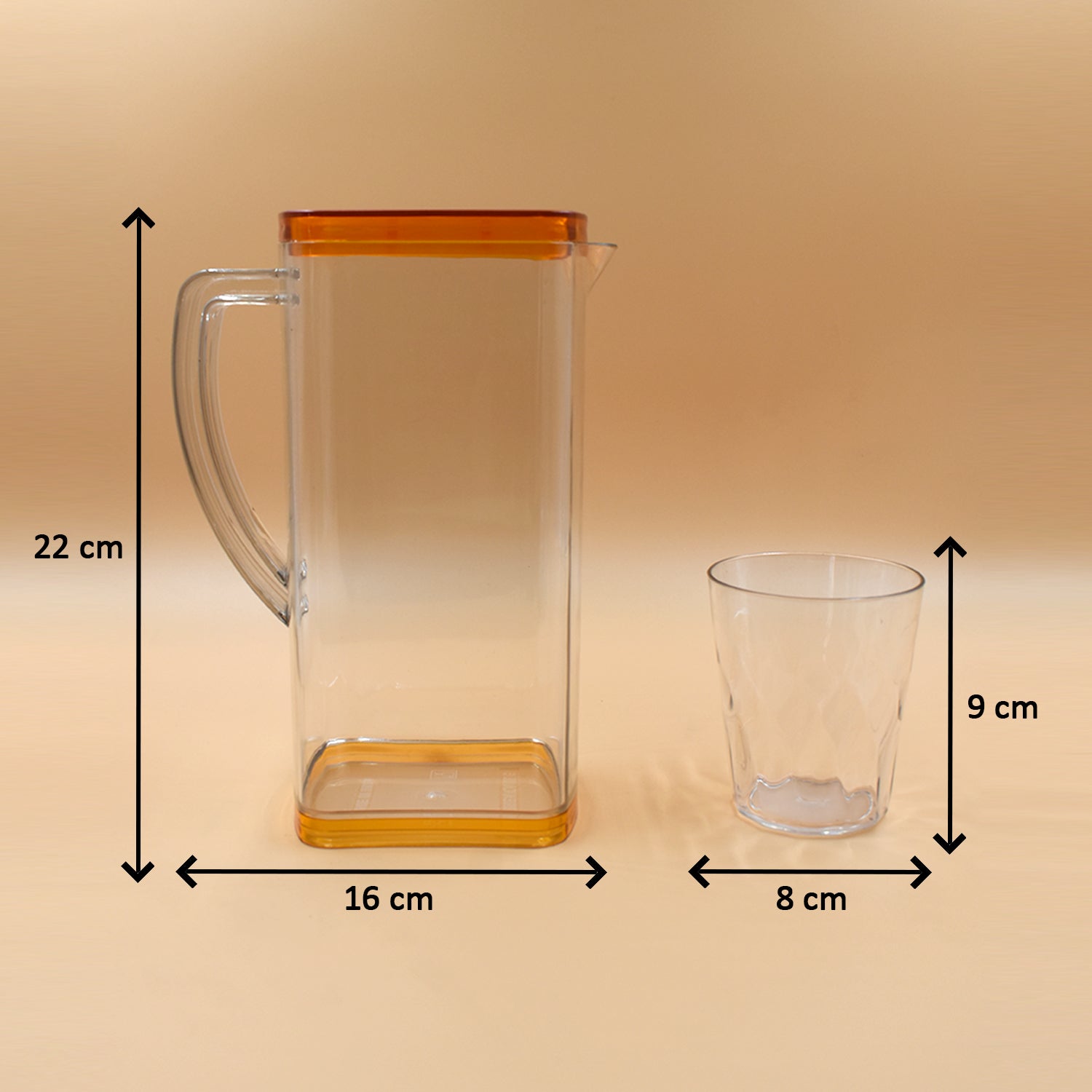 Resistant Glass Jug For Juice Milk Cold Or Hot Beverages - LootFaat
