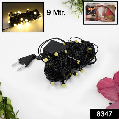 9Mtr Flower Design Home Decoration Electrical Series Light Home Decoration Diwali & Wedding LED Christmas String Light Indoor and Outdoor Light ,Festival Decoration Led String Light, Multi-Color Light 1.4MM (36L 9Mtr) - second image